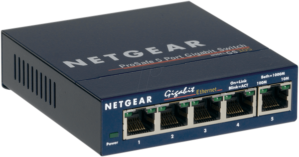 Комутаційний концентратор Netgear 5x 10/100/1000 Мбіт/с