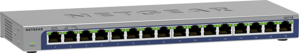 Комутатор, 16-портовий, гігабітний Ethernet