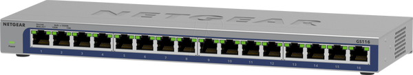 Комутатор, 16-портовий, гігабітний Ethernet