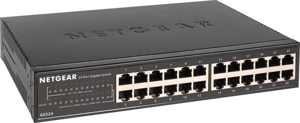 Комутатор, 24-портовий, гігабітний Ethernet