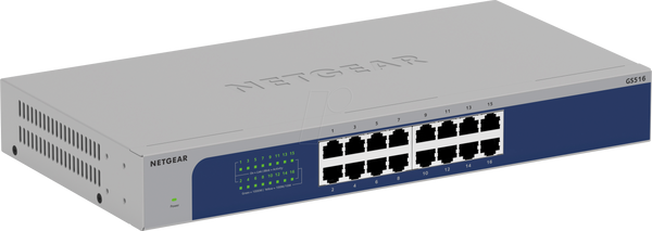 Комутатор, 16-портовий, гігабітний Ethernet