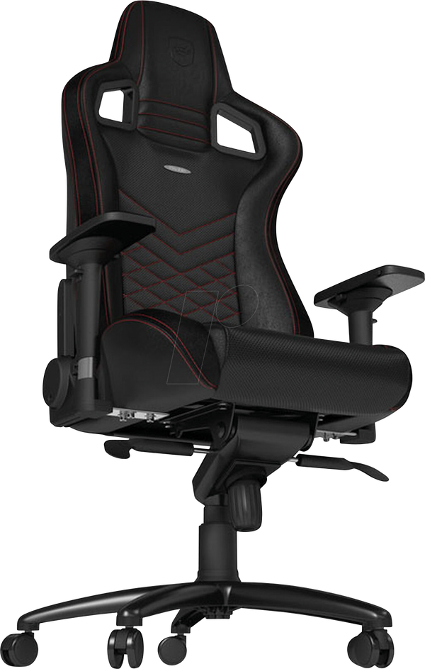 Ігрове крісло noblechairs EPIC, чорно-червоне