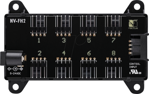 8-портовый концентратор NOCTUA NV-SPH1 для ШИМ-вентилятора и блока питания