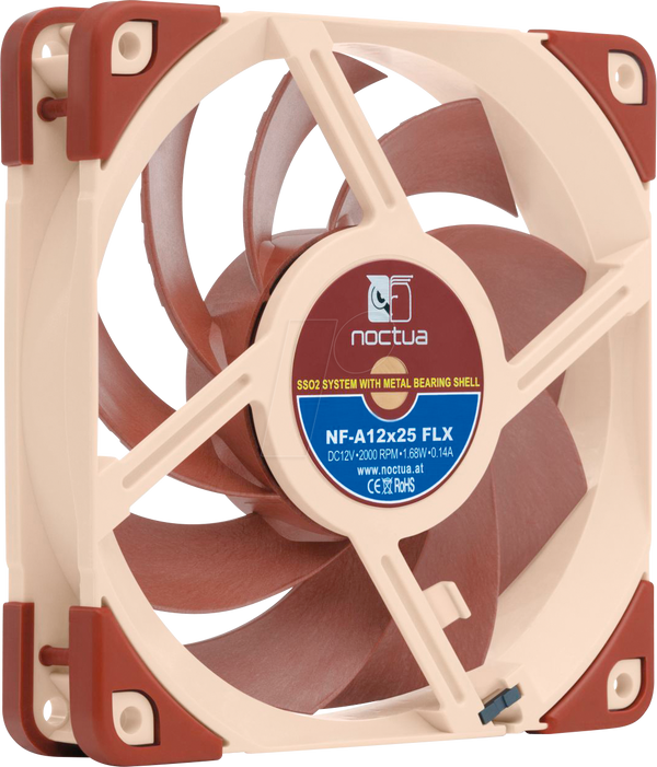 Вентилятор корпусу NOCTUA NF-A12x25 FLX, 120 мм