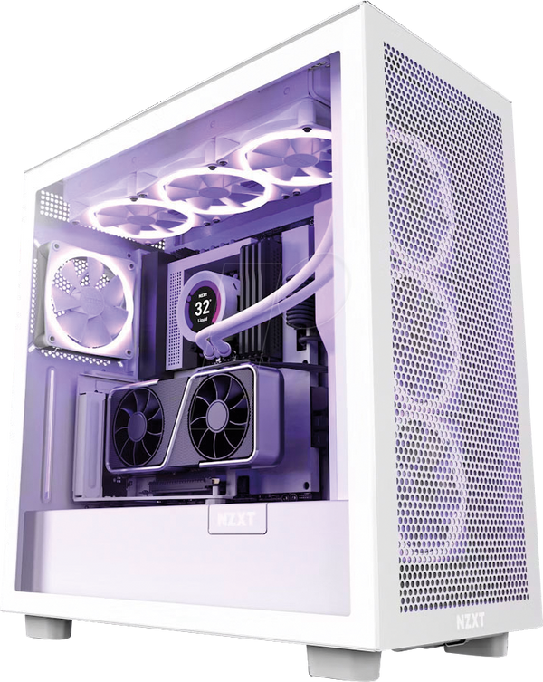 Комплект NZXT для вертикального монтажу відеокарти, білий