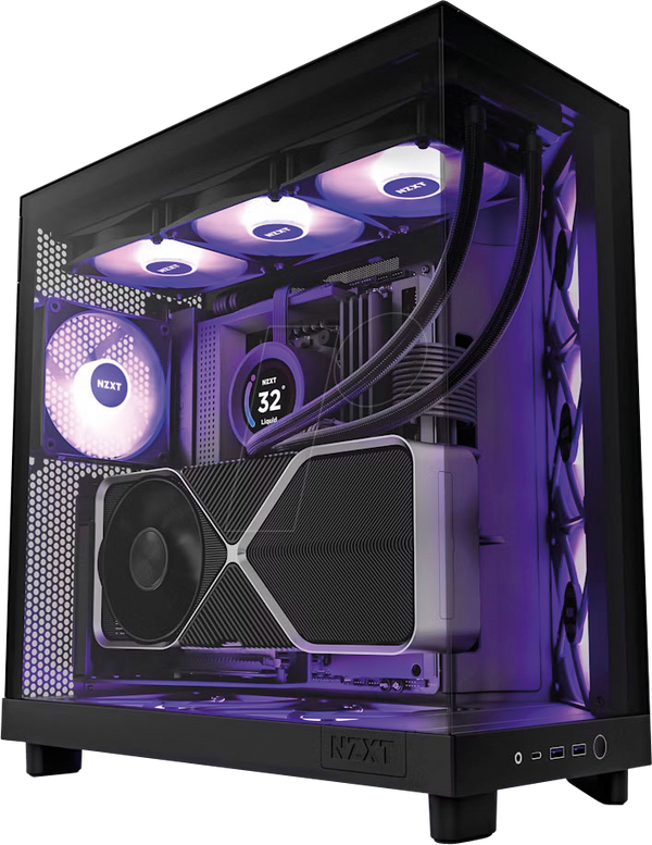 NZXT H6 Flow RGB - чорний