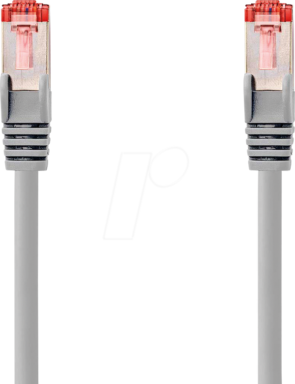 Патч-кабель, Cat.6, S/FTP, 2 м, сірий