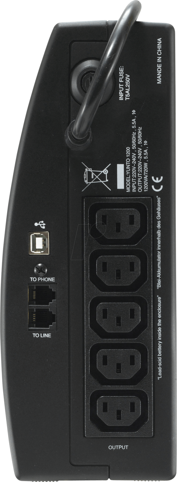 Yunto USV 1200VA / 720 Вт