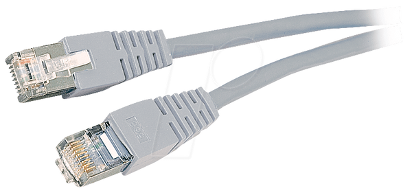 20 м кабель Cat5e, сірий, мережевий кабель RJ45