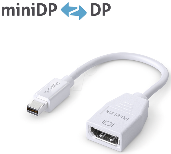 Перехідник DisplayPort, Mini DP male to DP female