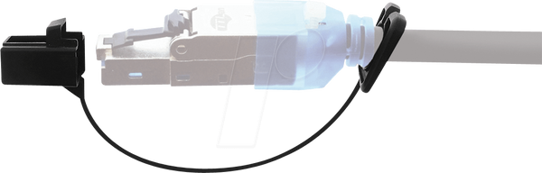 Захисні ковпачки RJ45, чорні, 10 штук