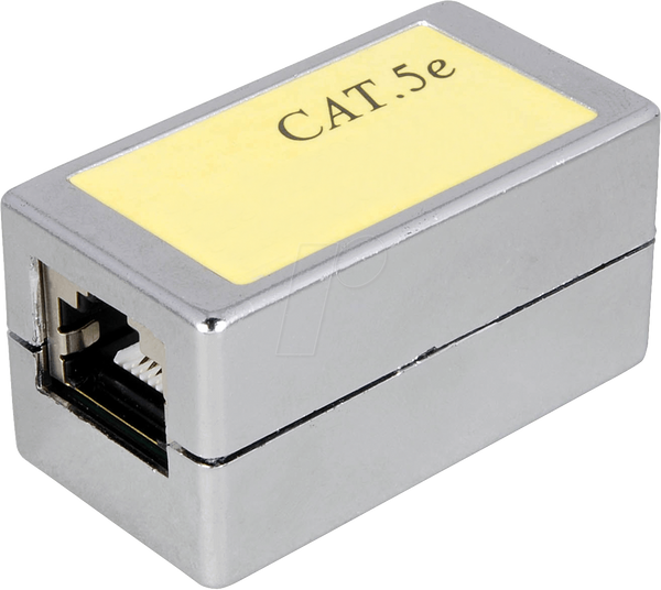 Модульна муфта, розетка/розетка RJ45, кат. 5e