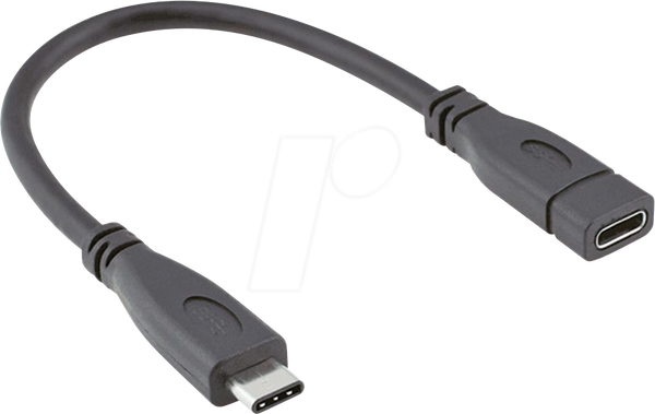 Кабель USB 3.0, роз'єм USB типу C до порту USB типу C, 0,15 м