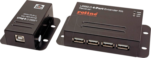 USB 2.0 Cat. 5 подовжувачів макс. 5 м з чотирипортовим концентратором