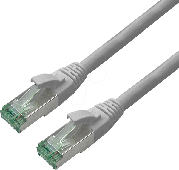 Пачкабель Cat.6a S/FTP (PiMF), сірий, 0,5 м