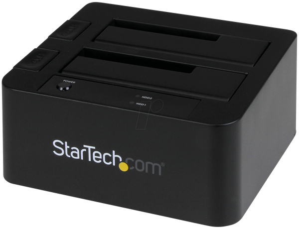 Подвійна док-станція з жорстким диском SATA 2,5 дюйма/3,5 дюйма, USB 3.0/eSATA