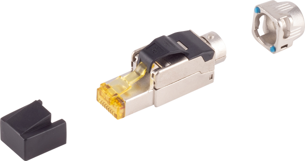 Вилка RJ45, Cat.6a, STP, байонетна