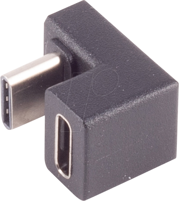 Адаптер USB 3.1, роз'єм C > гніздо C, кут 180°
