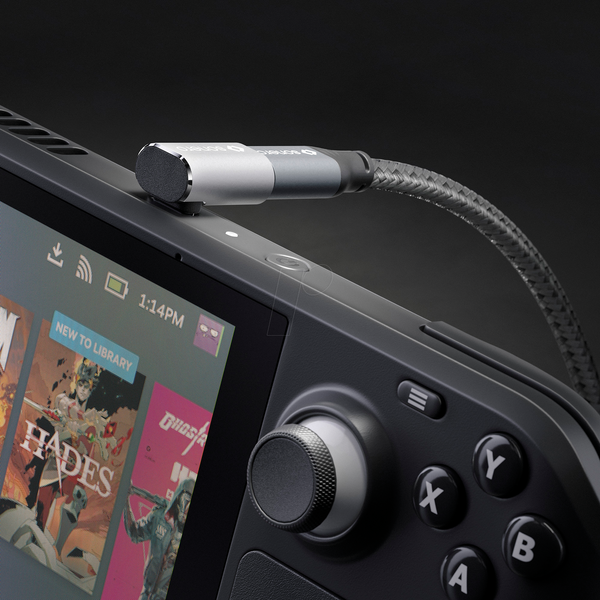 Адаптер USB 4.0 C вилка > C розетка, сріблястий