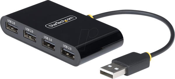USB 2.0 концентратор, 4-портовий, портативний