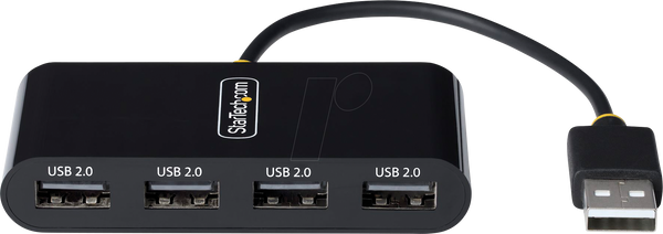USB 2.0 концентратор, 4-портовий, портативний
