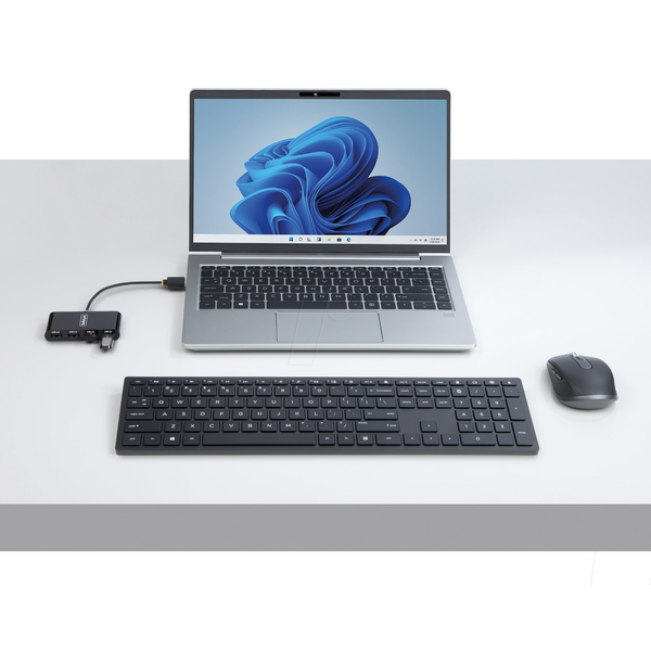 USB 2.0 концентратор, 4-портовий, портативний