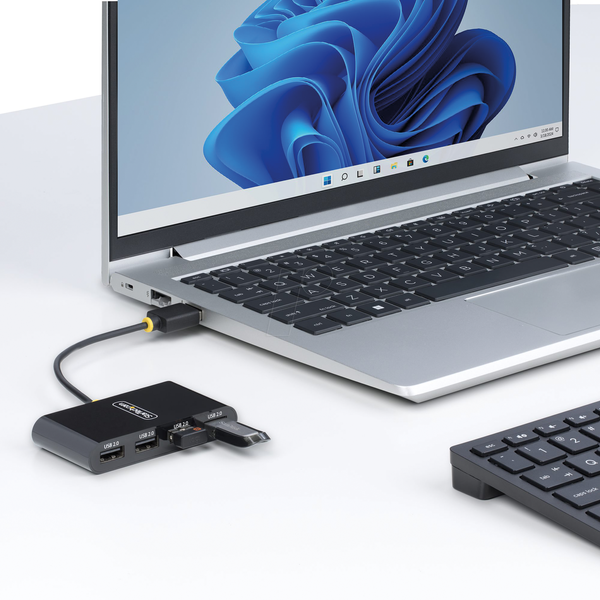 USB 2.0 концентратор, 4-портовий, портативний