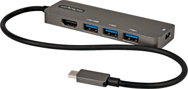 USB-концентратор 3.0 тип C, 3x USB-A, 1x HDMI, 4K 60 Гц PD 100 Вт