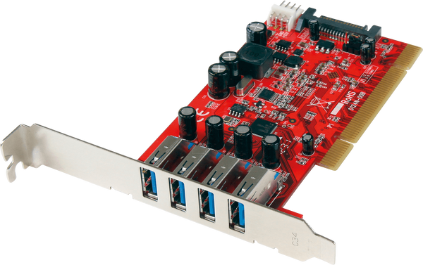 PCI-карта, 4 порти USB 3.0, опціонально низькопрофільна