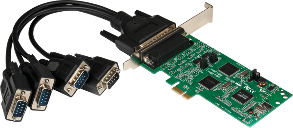 4 порти RS232, RS422, послідовний порт, карта PCI, стандартний профіль