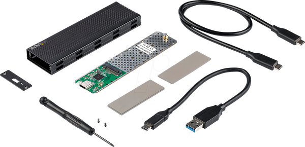 Зовнішній корпус для M.2 NVMe SSD, USB 3.1, алюміній