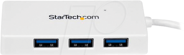 Міні-хаб USB 3.0 4 порти, USB-a, білий