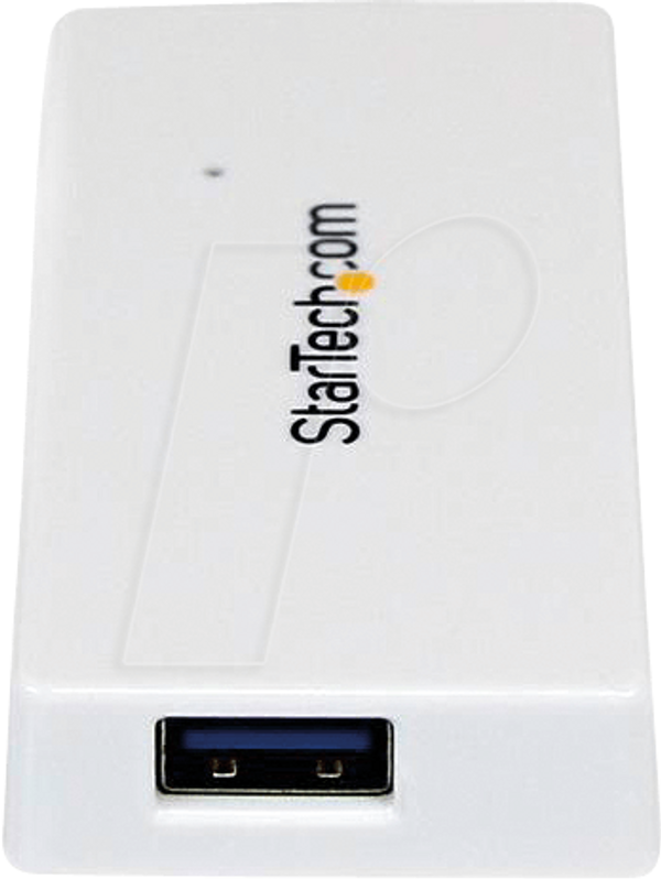 Міні-хаб USB 3.0 4 порти, USB-a, білий