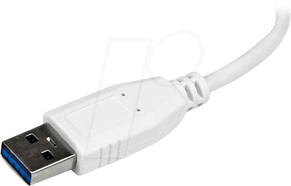 Міні-хаб USB 3.0 4 порти, USB-a, білий