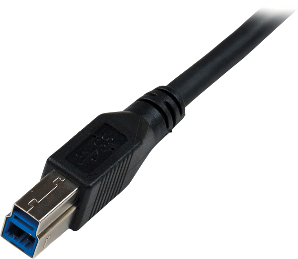 Кабель USB 3.0, A чоловічий - B чоловічий, 1 м, кутовий