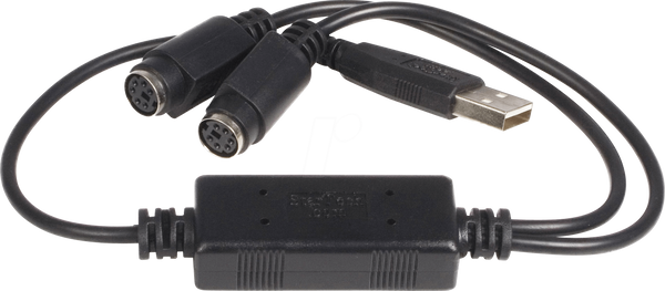 Перехідник USB на PS/2 - клавіатура та миша