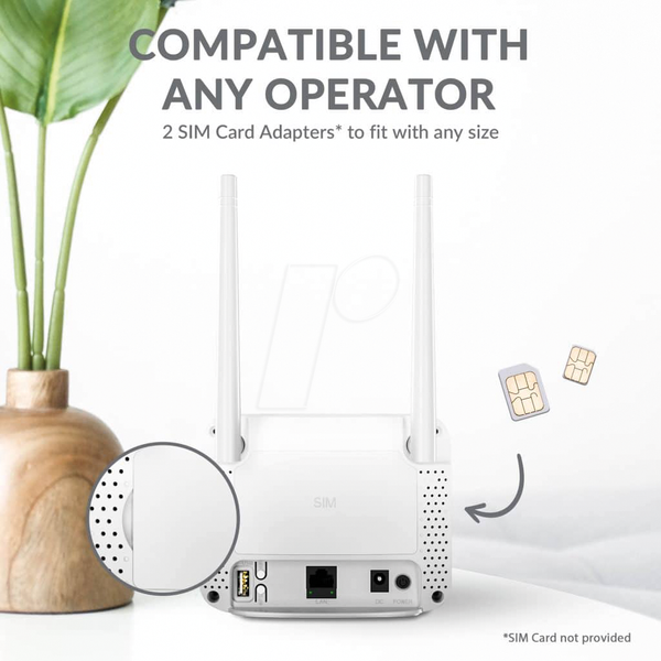 Wi-Fi-роутер 4G LTE, 300 Мбіт/с