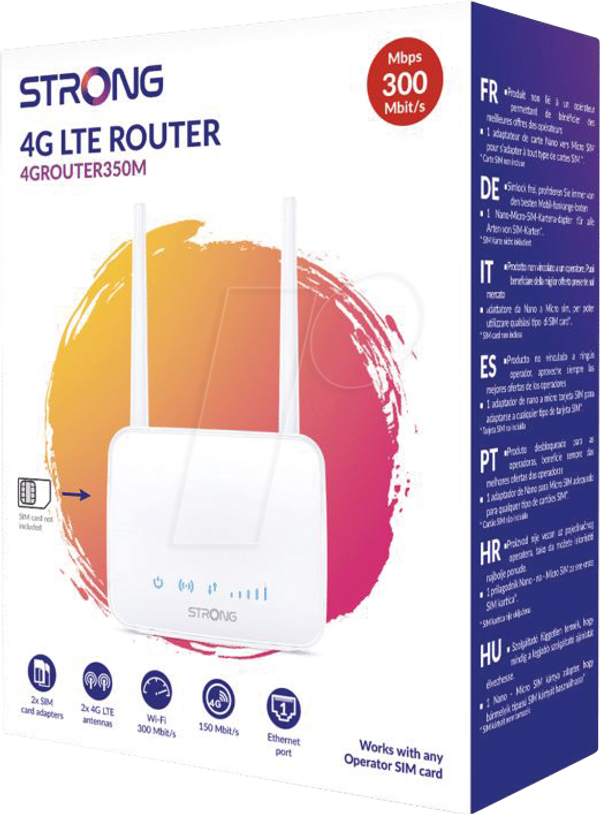 Wi-Fi-роутер 4G LTE, 300 Мбіт/с