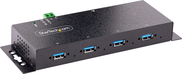 USB 3.0 концентратор, 4-портовий, промисловий, монтований