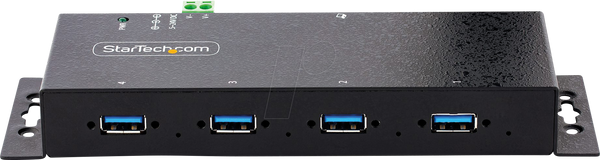 USB 3.0 концентратор, 4-портовий, промисловий, монтований
