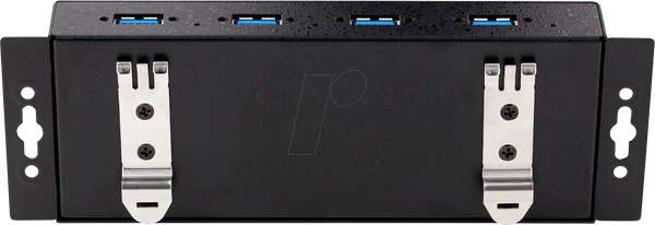 USB 3.0 концентратор, 4-портовий, промисловий, монтований