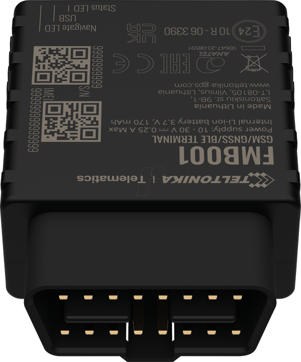 OBD-трекер, Plug-and-Play, GNSS, GSM, Bluetooth