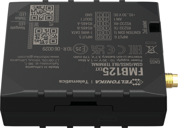 Терминальный трекер, GNSS, GSM, Bluetooth, RS232 , RS485, аккумулятор