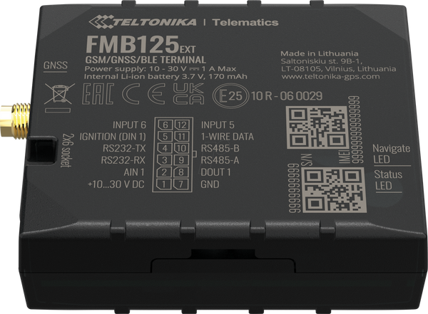 Терминальный трекер, GNSS, GSM, Bluetooth, RS232 , RS485, аккумулятор