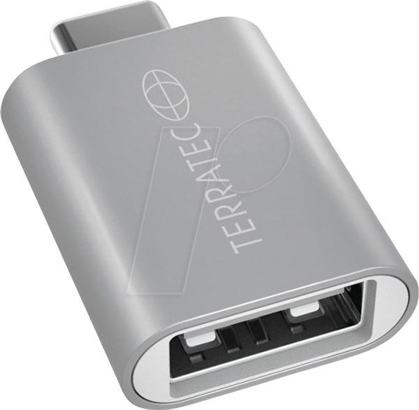 Адаптер USB 3.1, роз'єм C > гніздо A, алюміній