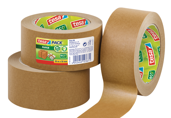 tesapack® МІЦНИЙ ПАПІР, 50 м x 50 мм, 3 рулони