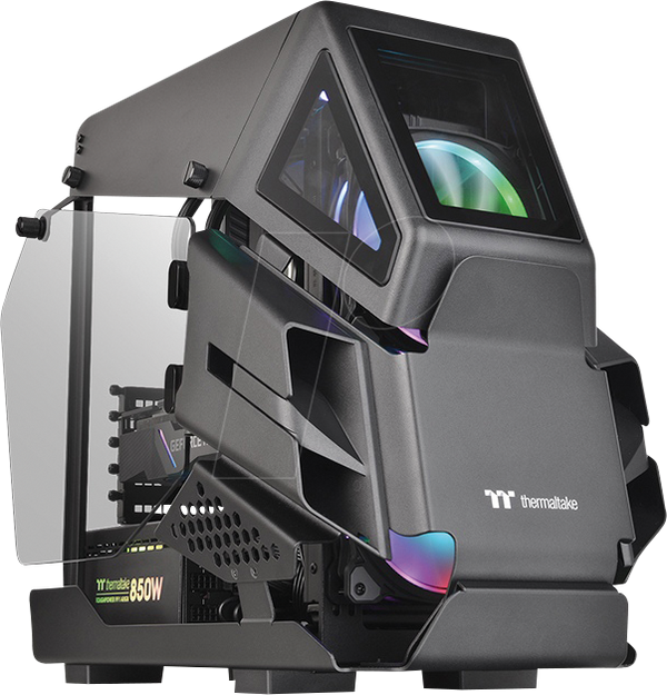Корпус Thermaltake AH T200 Micro-ATX, чорний