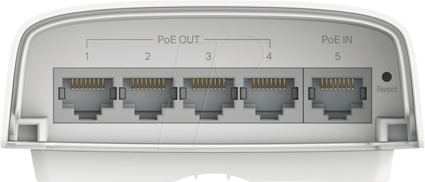 Комутатор, 5-портовий, гігабітний Ethernet, PoE+