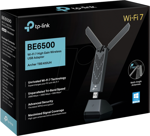 Wi-Fi-адаптер, USB, 6452 Мбіт/с
