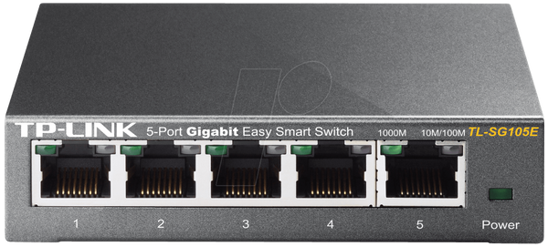 5-портовий гігабітний Easy Smart комутатор, металевий корпус